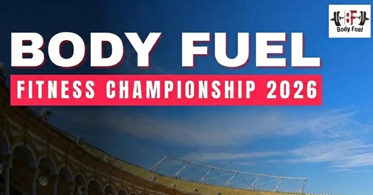 Body Fuel Fitness Championship 2026 poster announcing October 10 event at Sarit Centre