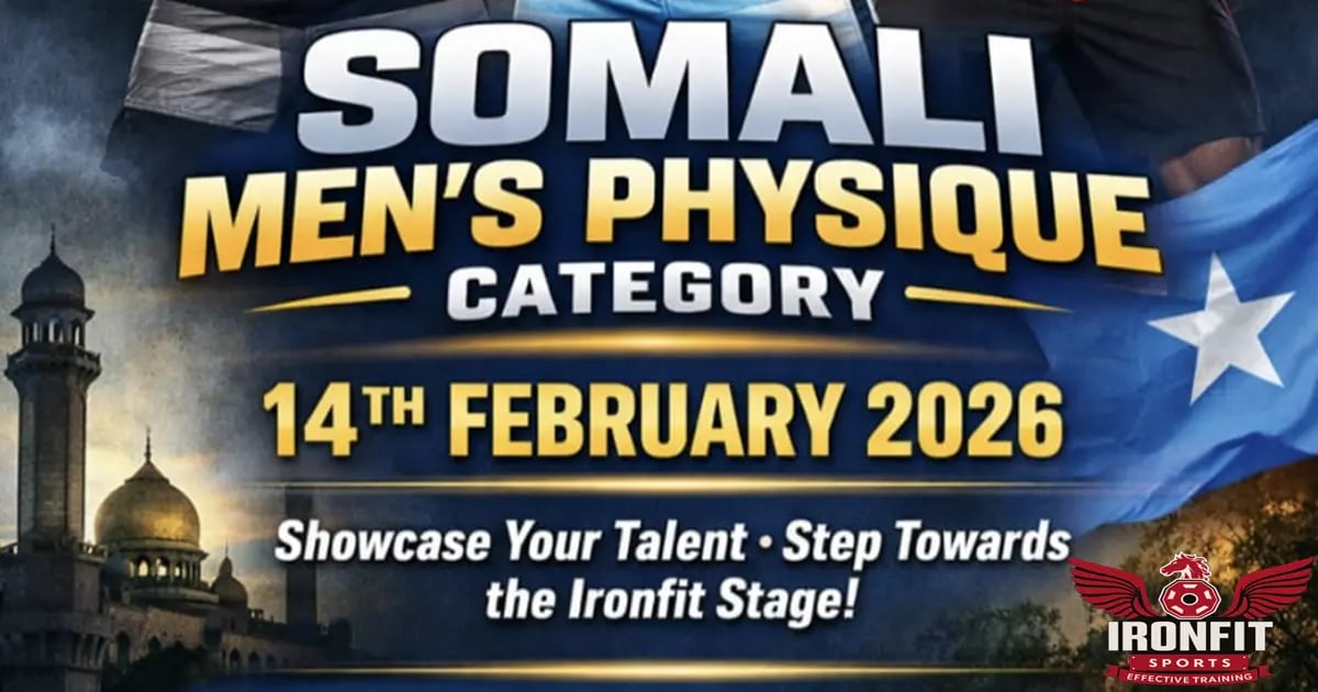 IronFit Classic Bodybuilding Championship poster for February 14, 2026