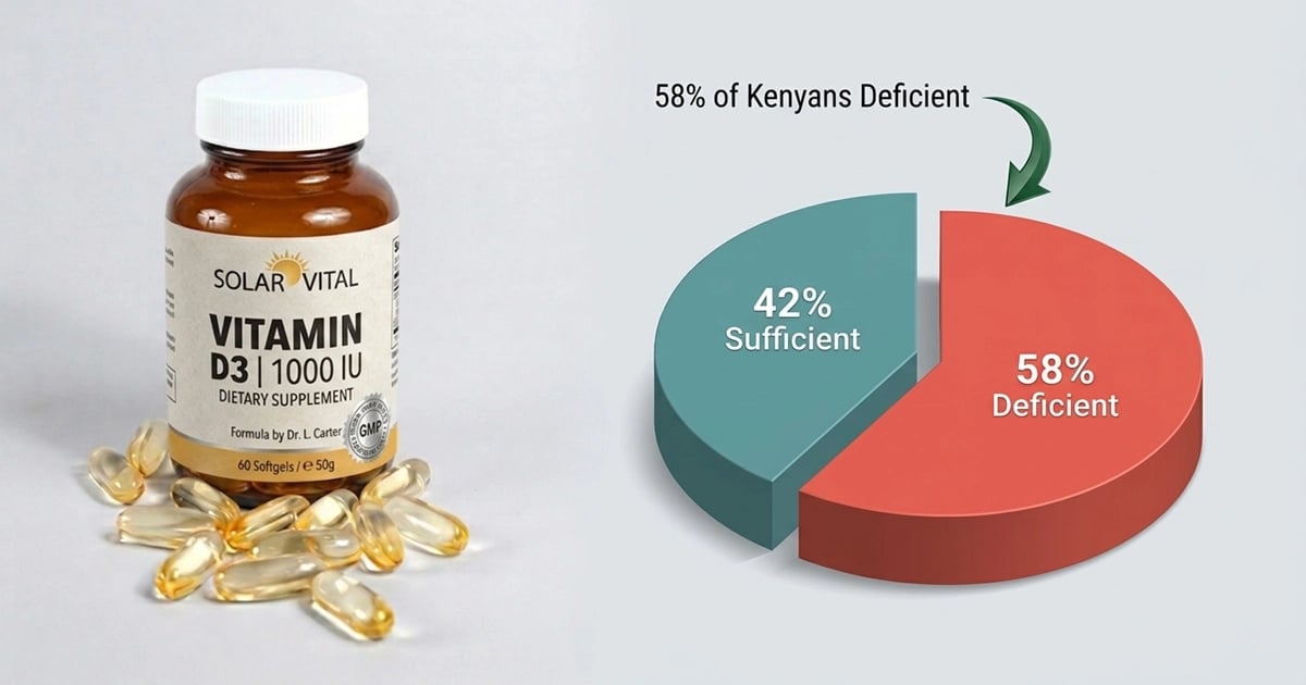 Person standing in sunlight in Nairobi representing Vitamin D deficiency in Kenya