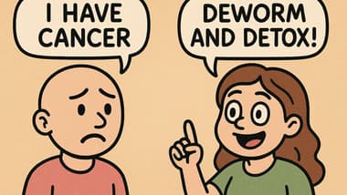 Illustration depicting the dangerous mbaki and mbarīki detox trend in Kenya