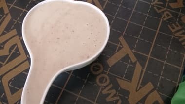 Uji Power (Blended Cassava, Nduma, Peanut & Milk Drink)