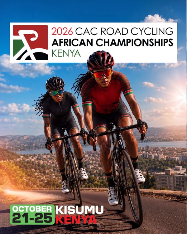 CAC Road Cycling African Championships 2026 poster