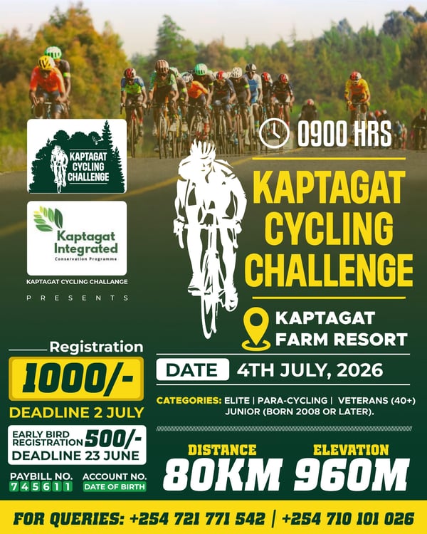 Kaptagat Cycling Challenge 2026 poster