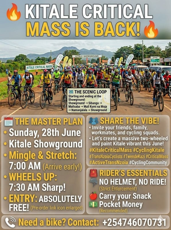 Kitale Critical Mass poster