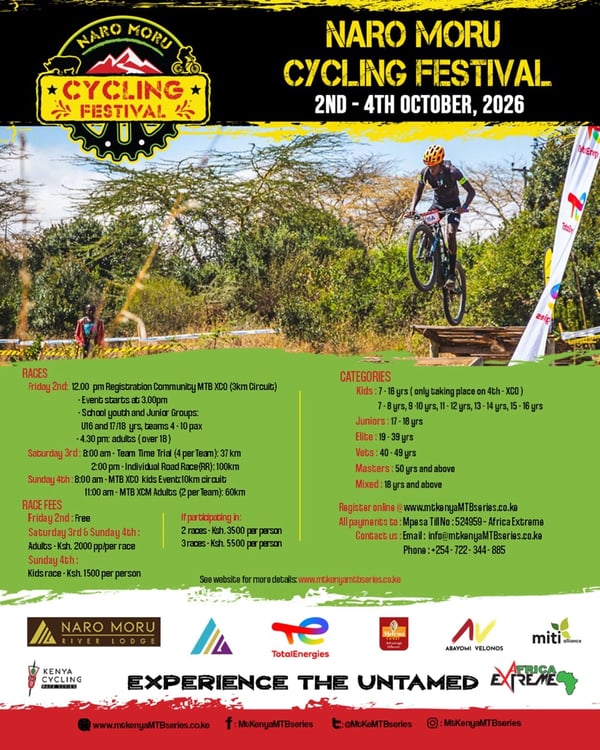 Naro Moru Cycling Festival poster