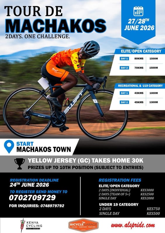 Tour de Machakos 2026 poster