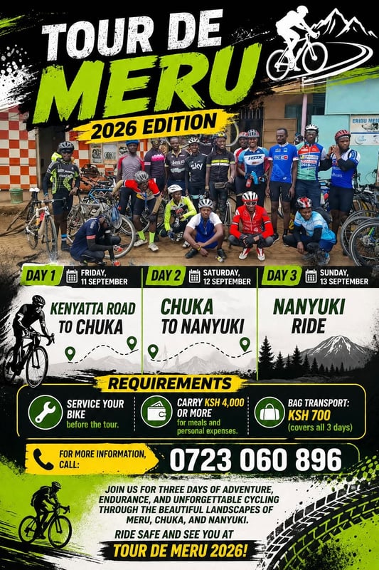 Tour de Meru 2026 poster