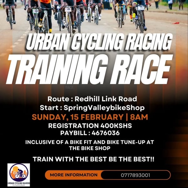 Urban Cycling Racing Training Race poster