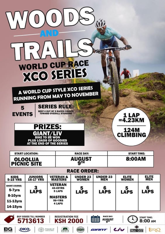 Woods and Trails World Cup Race XCO Series poster