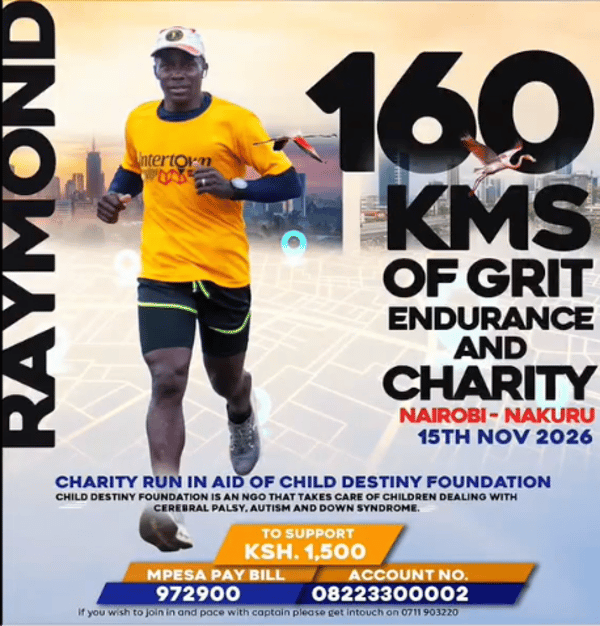 160 KMs of Grit - Charity Run poster
