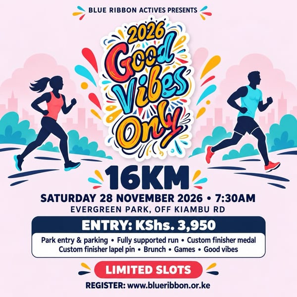 Good Vibes Only Run 2026 poster