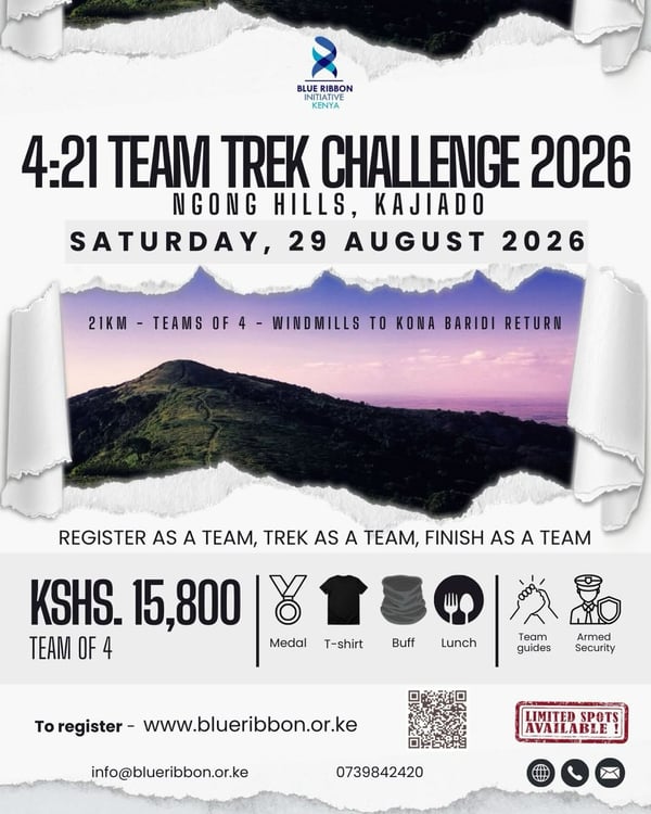 4:21 Team Trek Challenge 2026 - Ngong Hills poster
