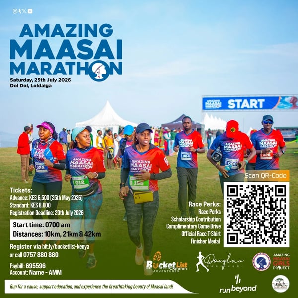 Amazing Maasai Marathon poster