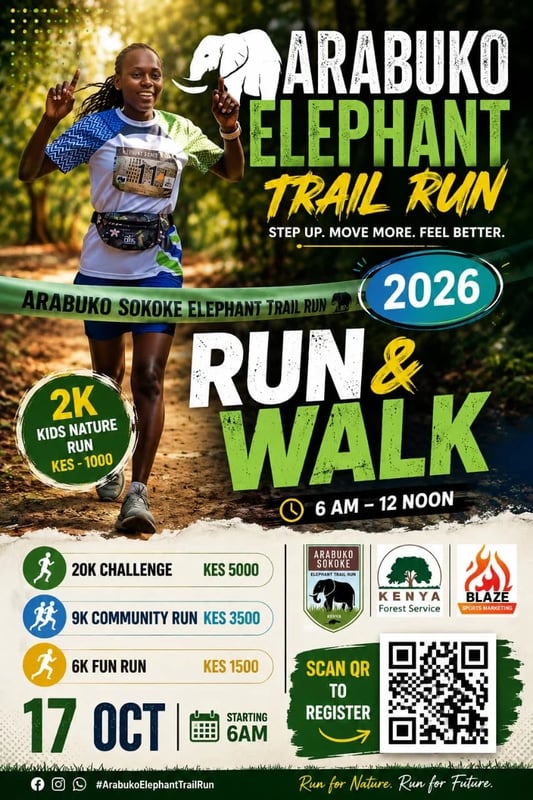 Arabuko Elephant Trail Run poster