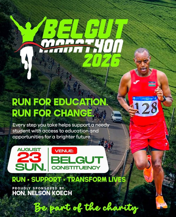 The Belgut Half Marathon 2026 poster