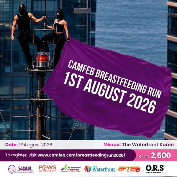 CAMFEB Breastfeeding Run 2026 poster
