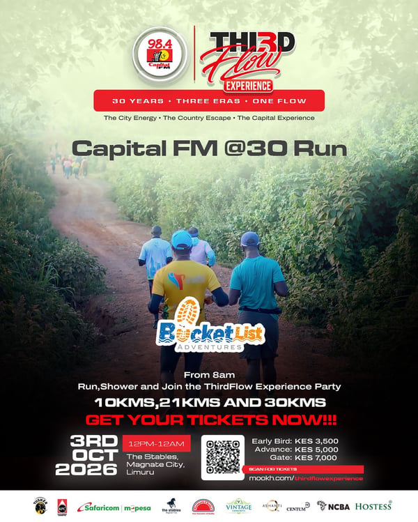 Capital FM @30 Run poster