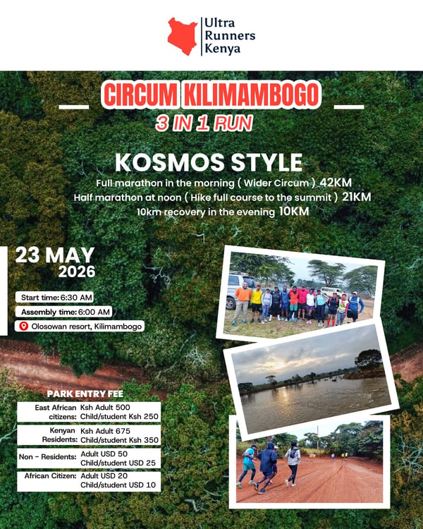 Circum Kilimambogo 3 in 1 Run - Kosmos Style poster