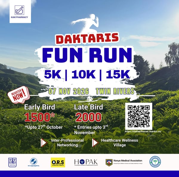 Daktaris Fun Run poster