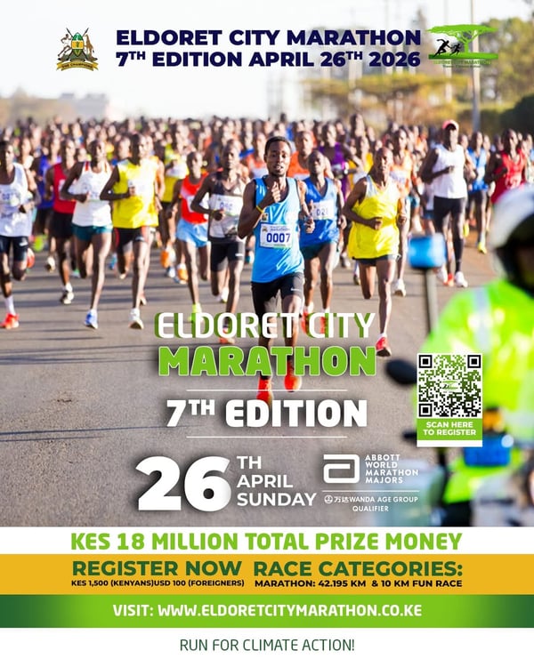 Eldoret City Marathon 7th Edition poster