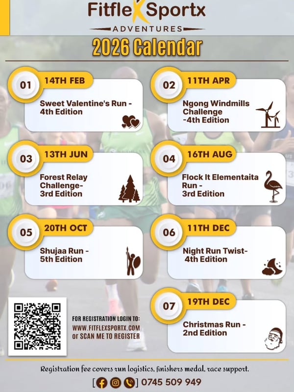 Flock It Elementaita Run poster