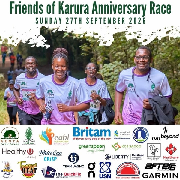 Friends of Karura Anniversary Race 2026 poster