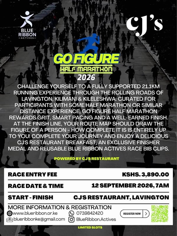 GoFigure Half Marathon 2026 poster