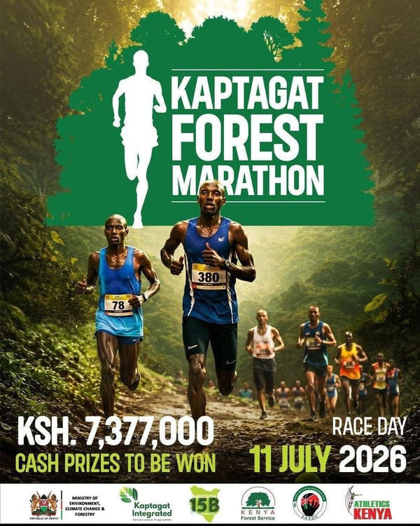 Kaptagat Forest Marathon 2026 poster