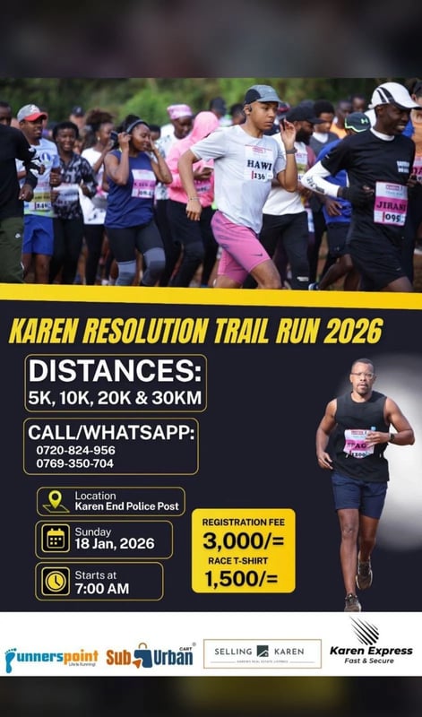 Karen 2027 Resolution Trail Run poster