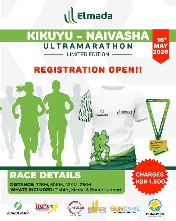 Elmada Kikuyu-Naivasha Ultramarathon 2026 poster