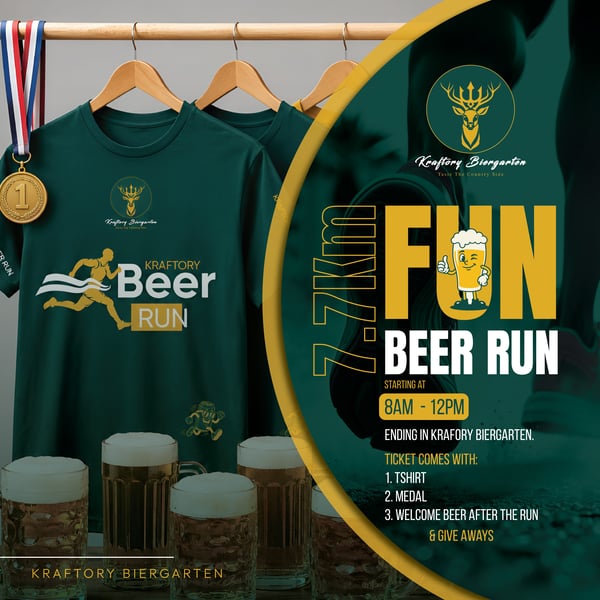 Kraftory Beer Run 2026 poster