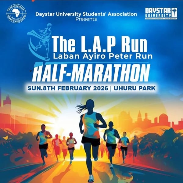 The Laban Ayiro Peter Run Half Marathon poster