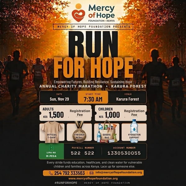 Run for Hope 2026 poster