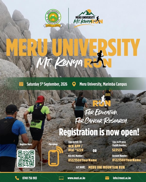 MUST - Mt. Kenya Mountain Run 2026 poster