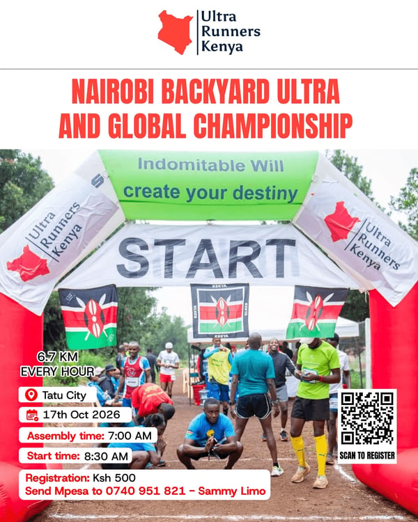 Nairobi Backyard Ultra and Global Championship poster