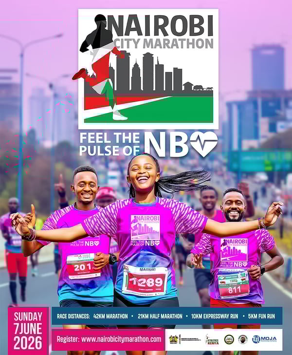 Nairobi City Marathon poster