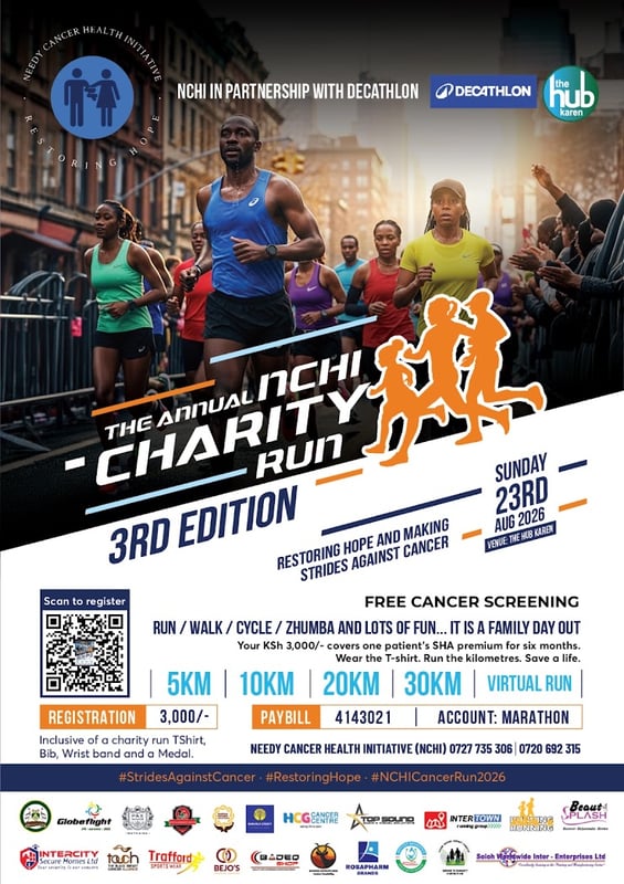 NCHI Cancer Charity Run 2026 - 3rd Edition poster