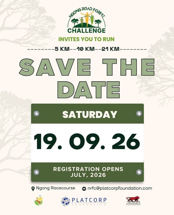 The Ngong Road Forest Challenge 2026 poster