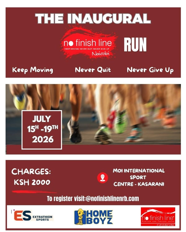 No Finish Line Nairobi poster