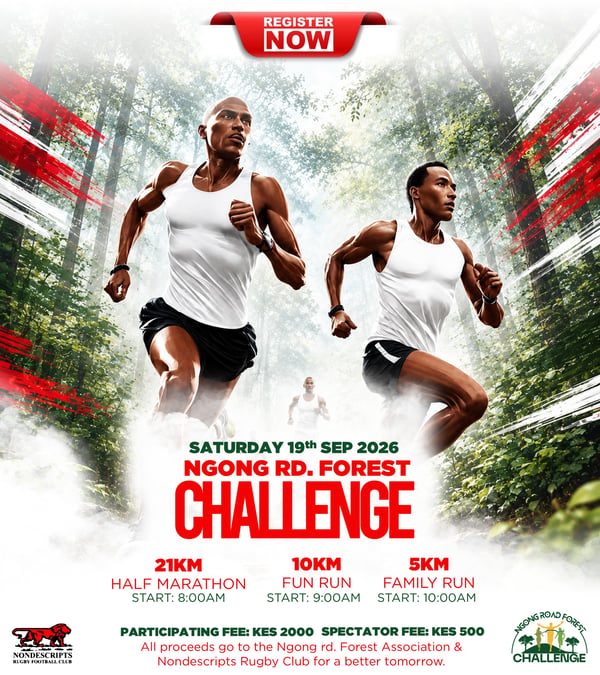 The Ngong Road Forest Challenge 2026 poster