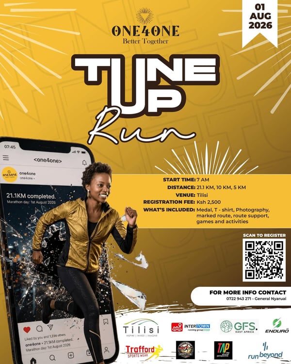 ONE4ONE Tune Up Run poster
