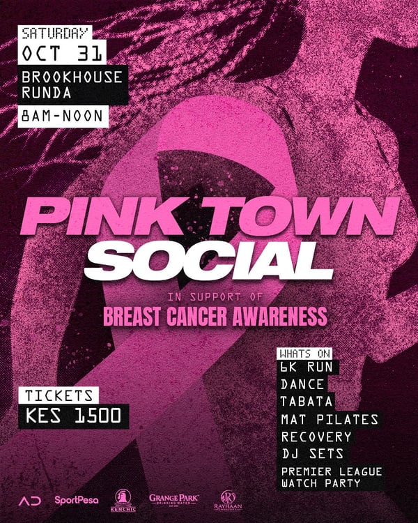 Pink Town Social - Run & Rave Edition 2026 poster