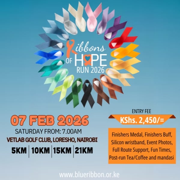 Ribbons of Hope Run 2026 poster