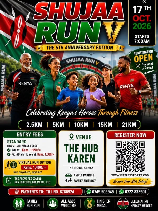 Shujaa Run V - The 5th Anniversary Edition poster