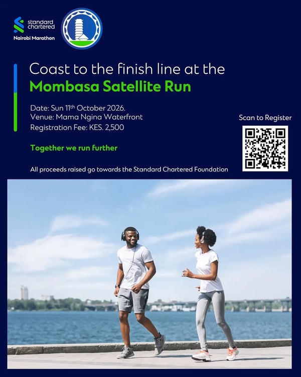 Standard Chartered Mombasa Satellite Run poster