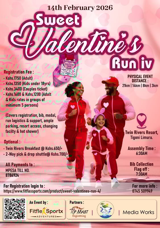 Sweet Valentine's Run poster