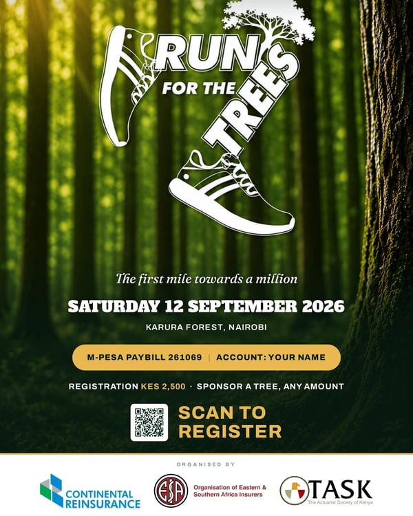 Run for the Trees - Insurance Industry Run poster