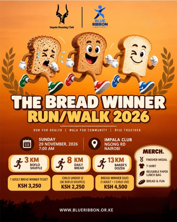 The Bread Winner Run/Walk 2026 poster