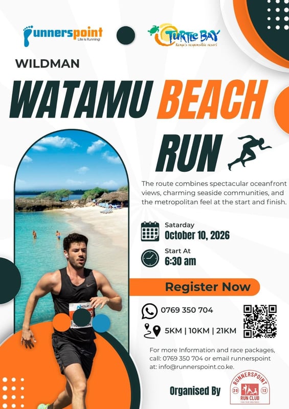 Wildman Watamu Beach Run poster