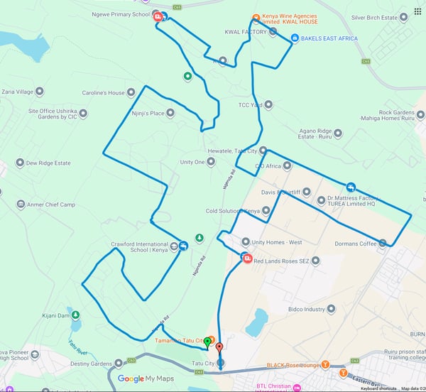 20km Route